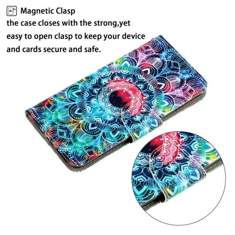 Fodral iPhone 13 Flashy Strappy Mandala