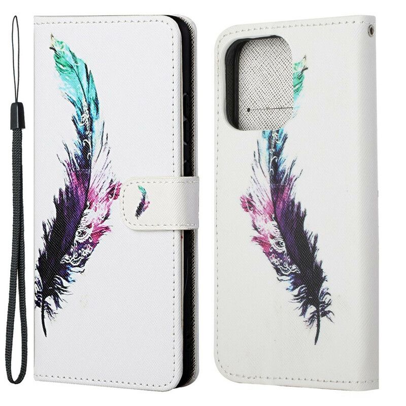 Fodral iPhone 13 Strap Feather