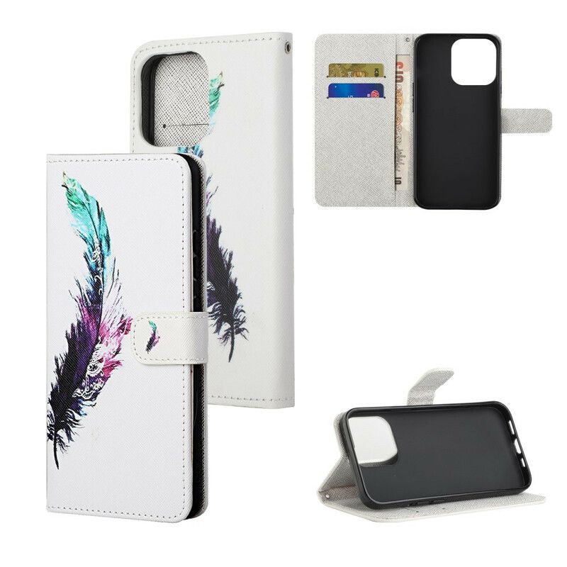 Fodral iPhone 13 Strap Feather