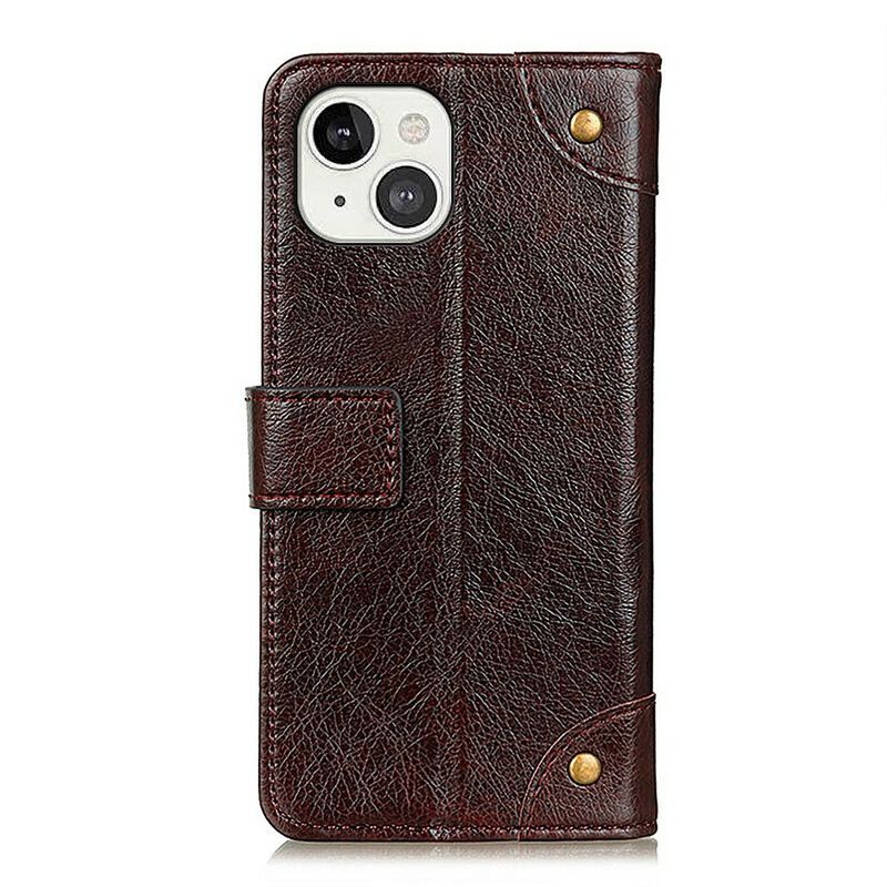 Fodral iPhone 13 Style Nappa Leather Vintage Nitar