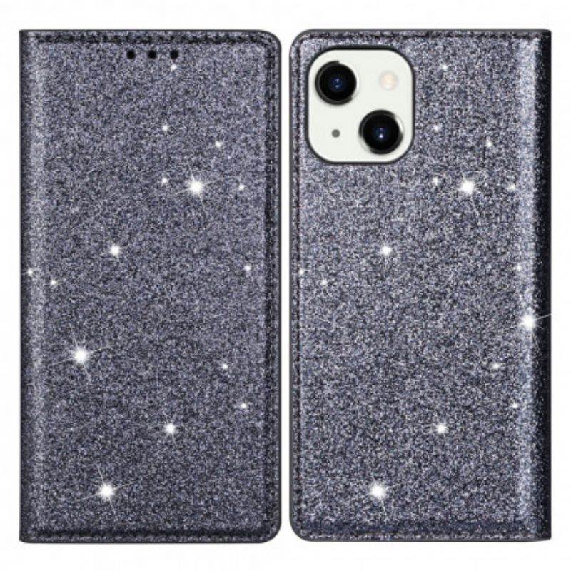 Folio-fodral iPhone 13 Glitter Style