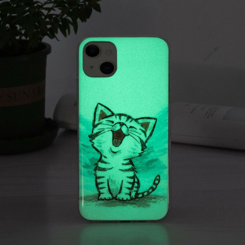 Skal För iPhone 13 Fluorescerande Kat