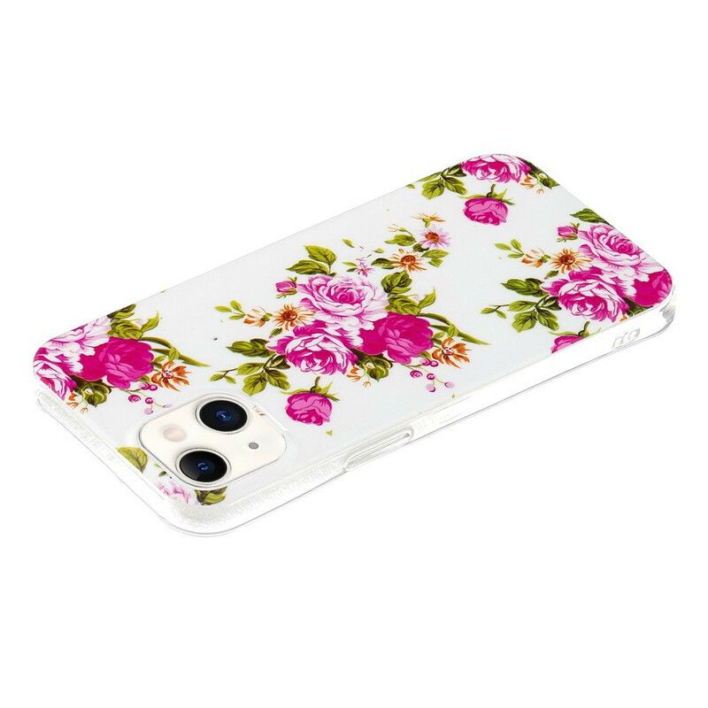 Skal iPhone 13 Fluorescerande Liberty Flowers