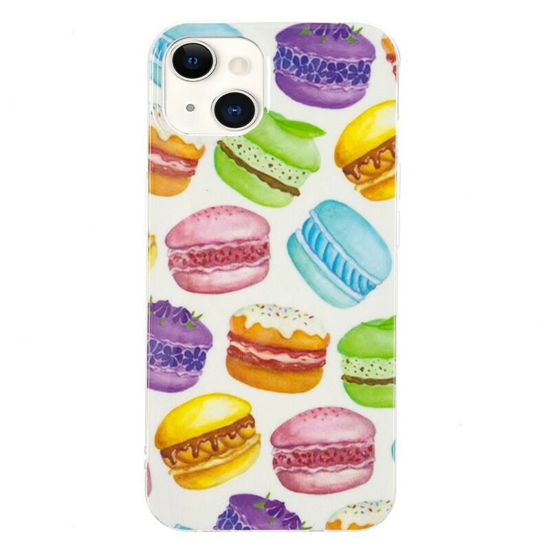 Skal iPhone 13 Fluorescerande Macarons