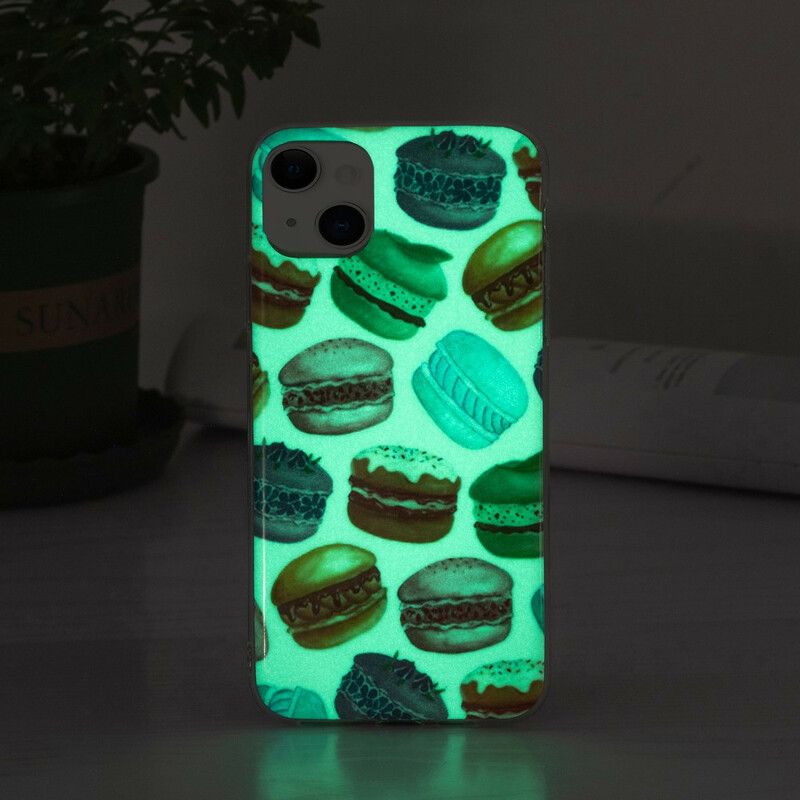 Skal iPhone 13 Fluorescerande Macarons