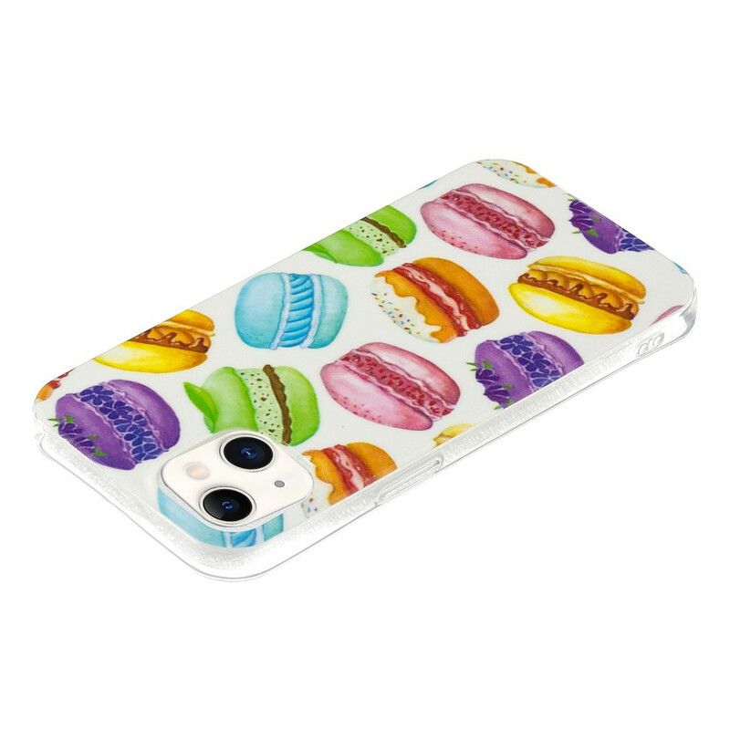 Skal iPhone 13 Fluorescerande Macarons