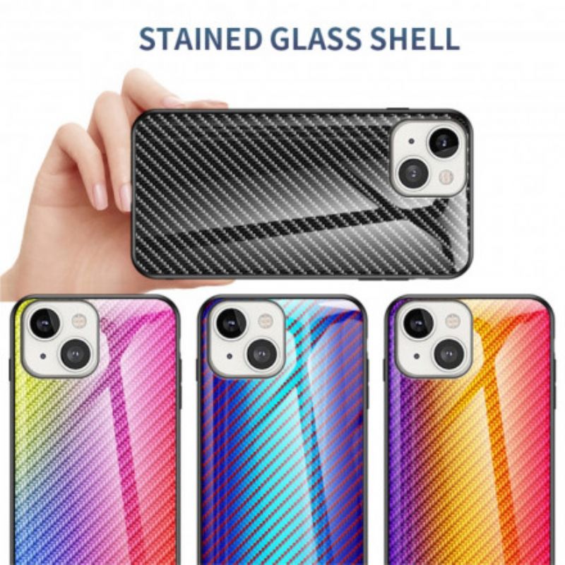 Skal iPhone 13 Kolfiberhärdat Glas