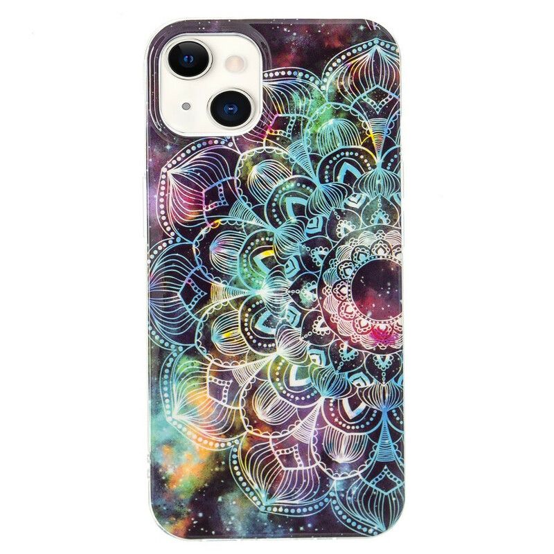 Skal iPhone 13 Telefonfodral Fluorescent Floral Series