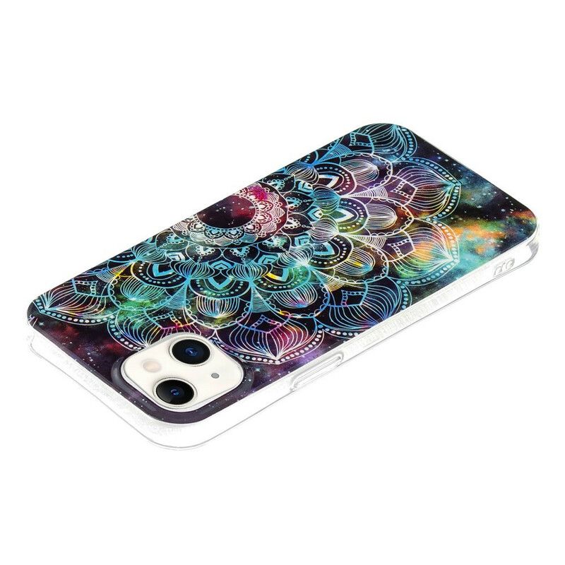 Skal iPhone 13 Telefonfodral Fluorescent Floral Series