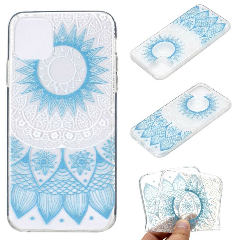 Skal iPhone 13 Transparent Färgad Mandala