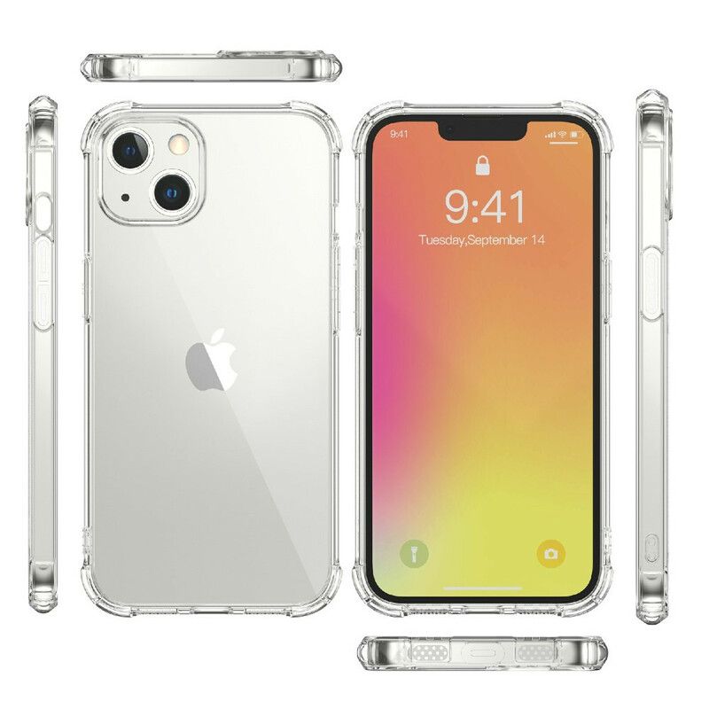 Skal iPhone 13 Transparent Leeu Design