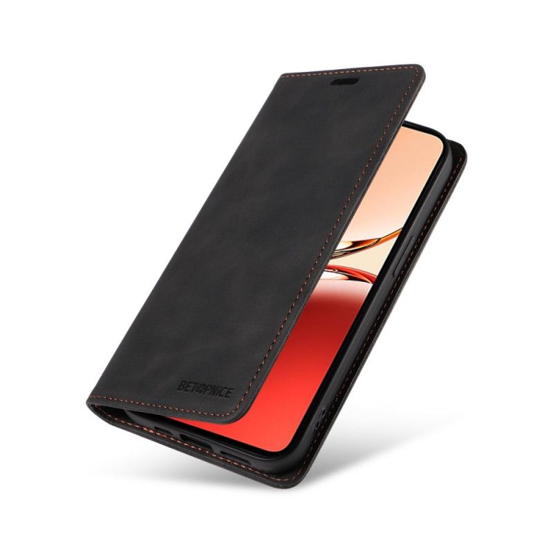 Folio-fodral Oppo Reno 12f 5g Telefonfodral Mockaeffekt Med Rfid-blockering Betopnice