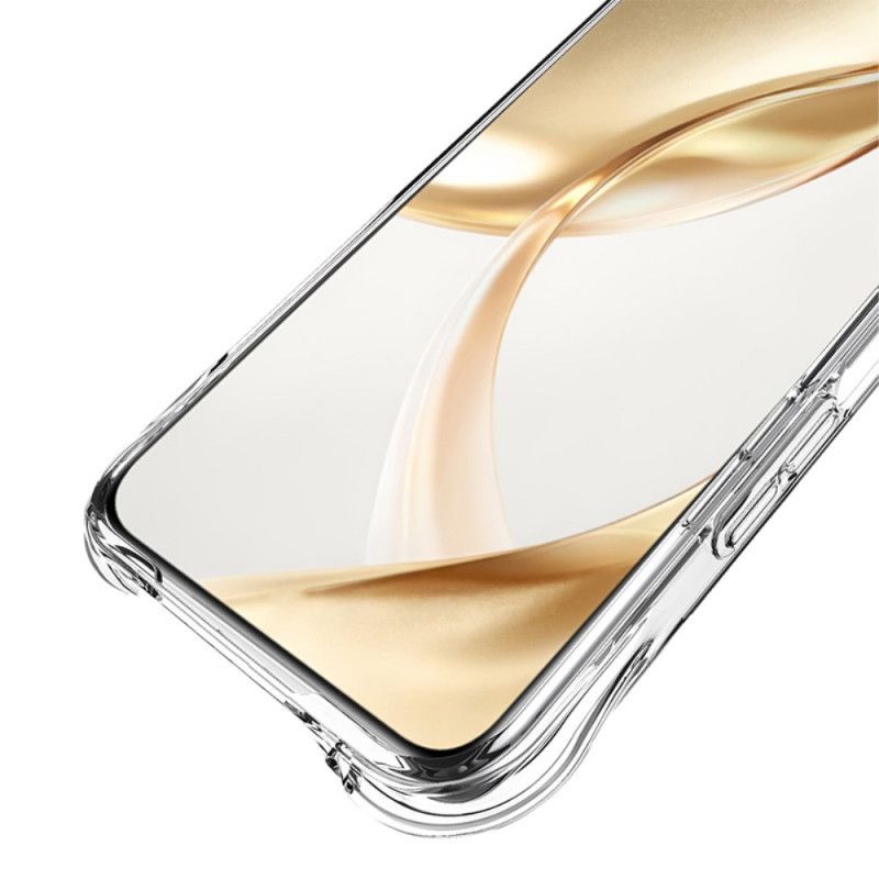 Skal Oppo Reno 12f 5g Transparent Vågig Textur Med Imak Airbag