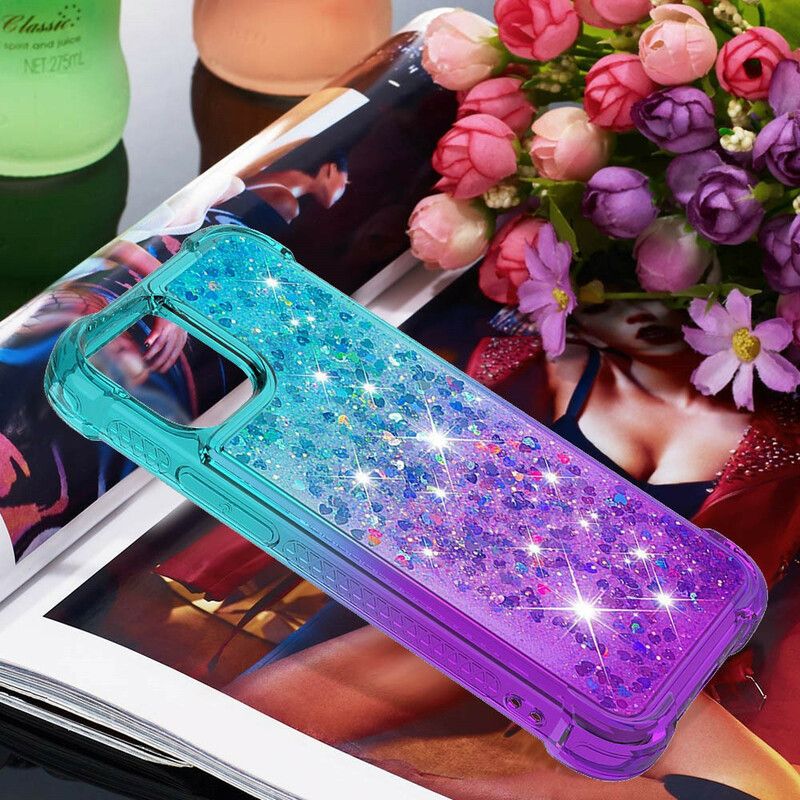 Skal För iPhone 13 Pro Max Glitterfärger