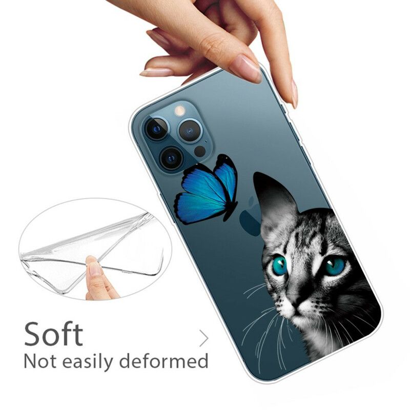 Skal iPhone 13 Pro Max Cat And Butterfly