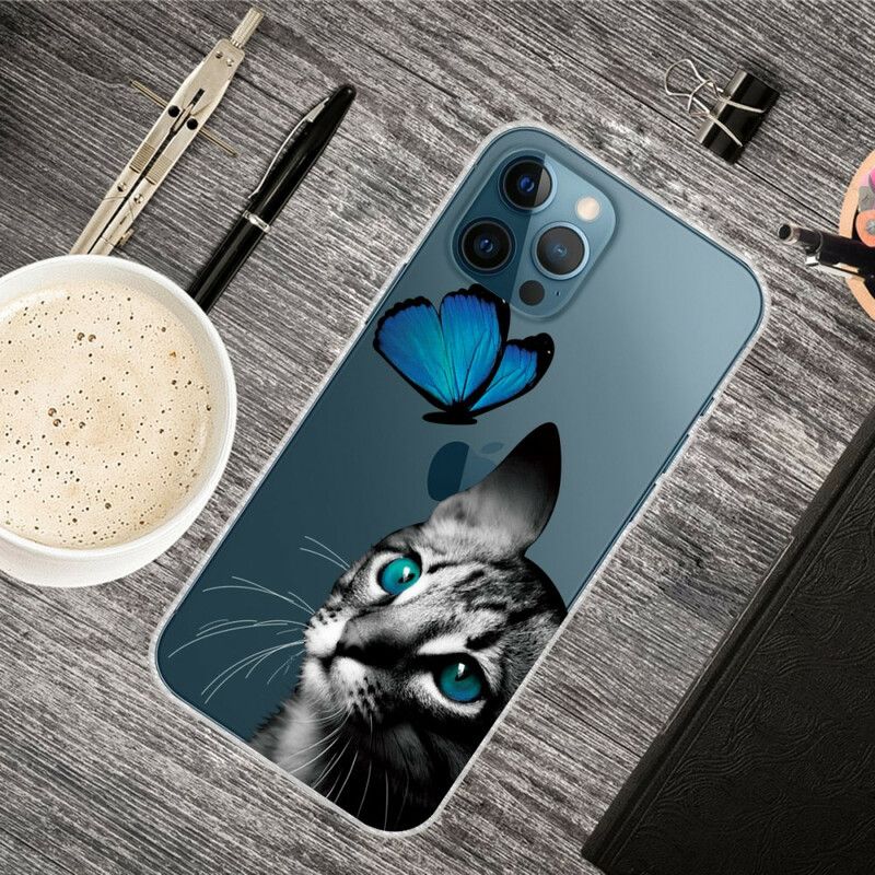 Skal iPhone 13 Pro Max Cat And Butterfly