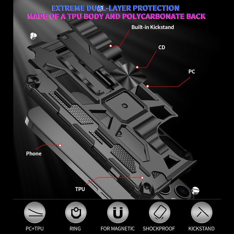 Skal iPhone 13 Pro Max Löstagbar Resistent Militär