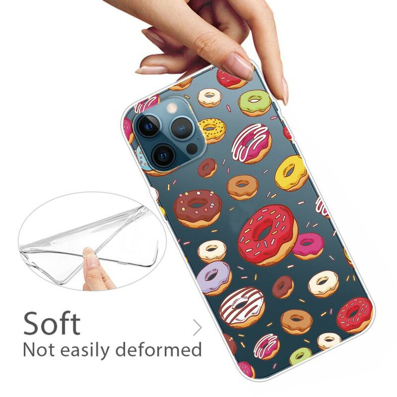 Skal iPhone 13 Pro Max Telefonfodral Love Donuts