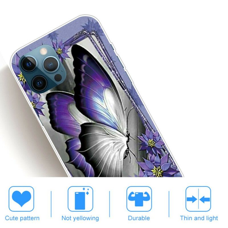 Skal iPhone 13 Pro Max Telefonfodral Royal Butterfly