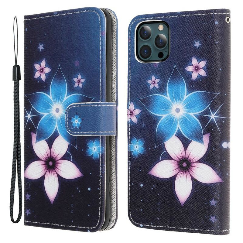 Skyddsfodral iPhone 13 Pro Max Lunar Strappy Flowers