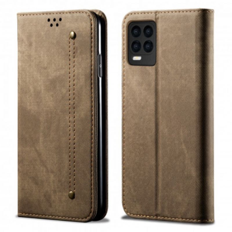 Folio-fodral Realme 8 / 8 Pro Denimtyg