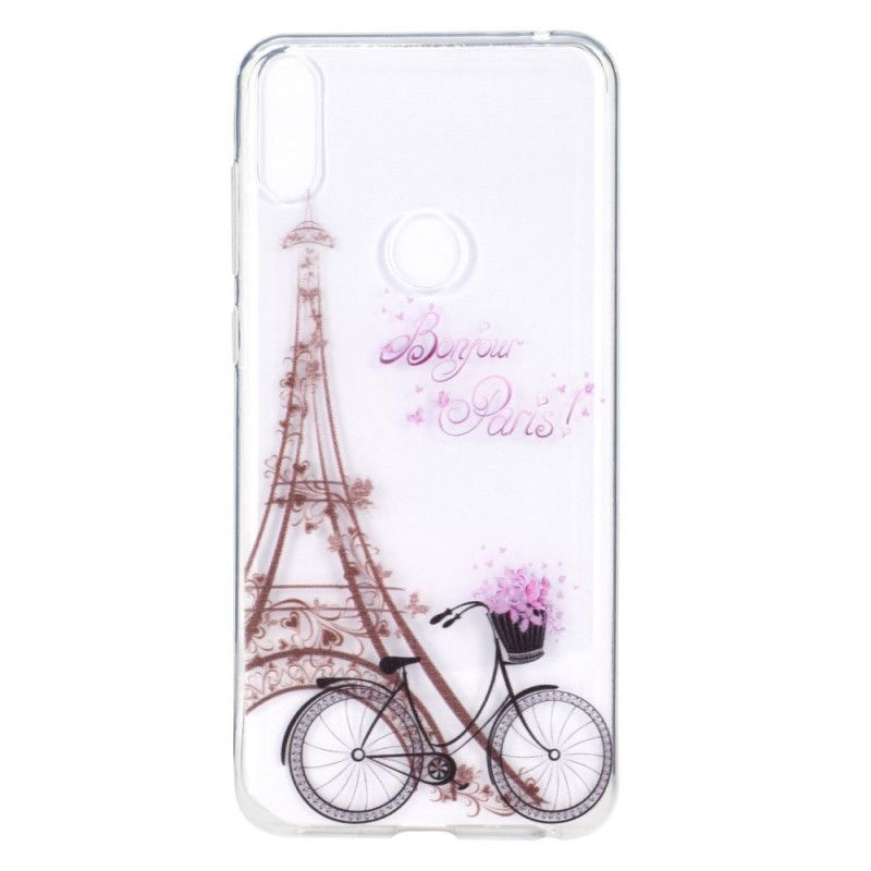 Skal för Asus ZenFone 5 / 5Z Transparent Hej Paris