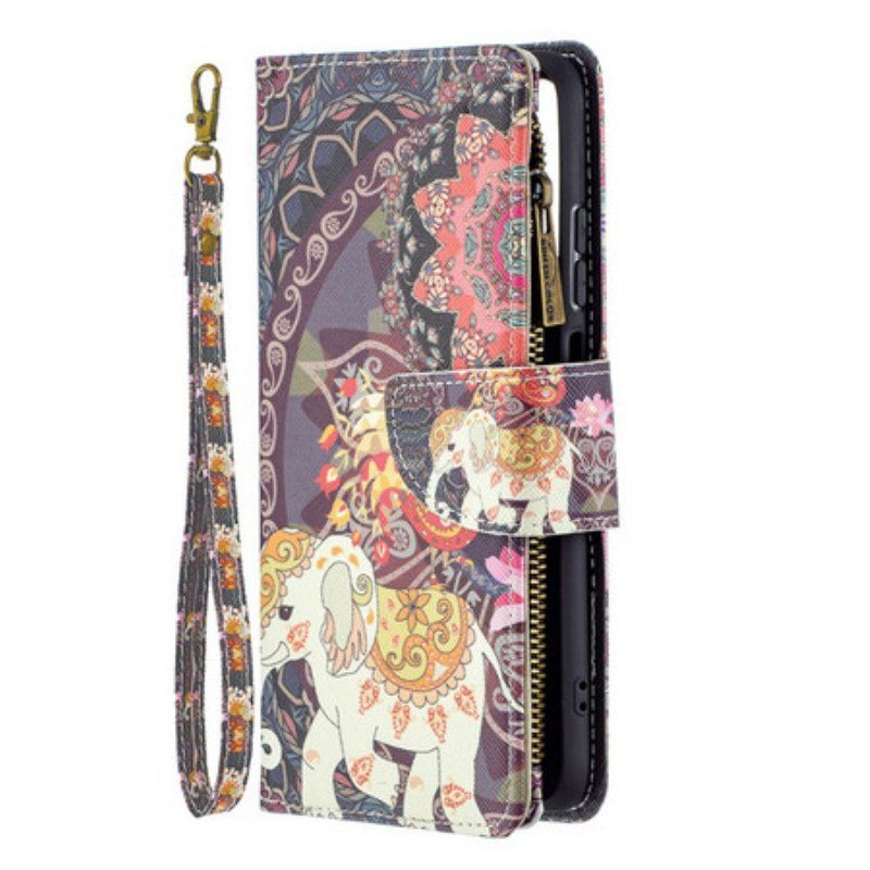 Fodral Xiaomi Redmi Note 10 / 10S Elephant Zip-ficka