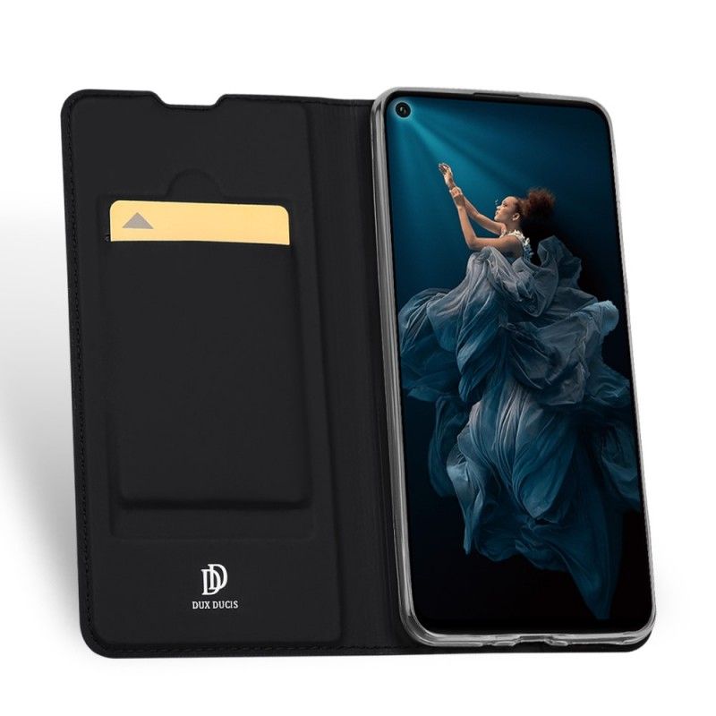 Folio-fodral Huawei Nova 5T Svart Pro Dux Ducis Hud