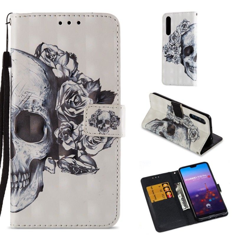 Fodral för Huawei P20 Pro 3D Blommaskalle