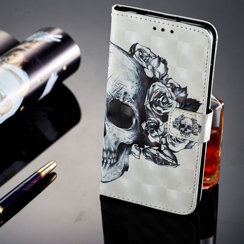 Fodral för Huawei P20 Pro 3D Blommaskalle