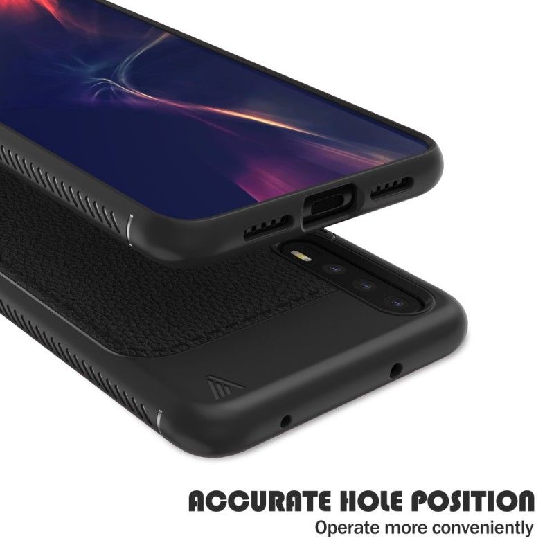 Skal för Huawei P20 Pro Röd Premium Lädereffekt