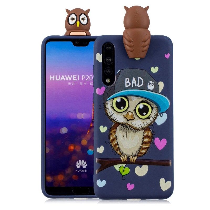 Skal Huawei P20 Pro 3D Dålig Uggla Kul