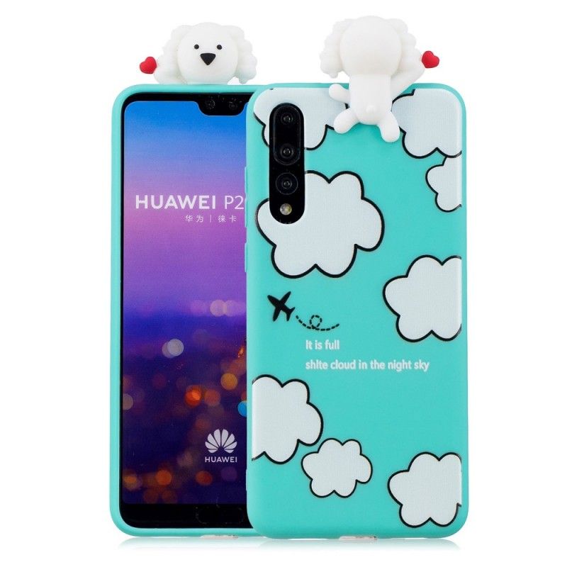 Skal Huawei P20 Pro Mobilskal 3D Hund I Molnen