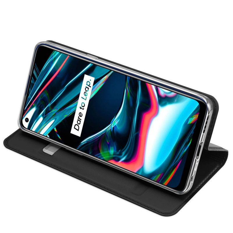 Folio-fodral Realme 7 Pro Svart Pro Dux Ducis Hud