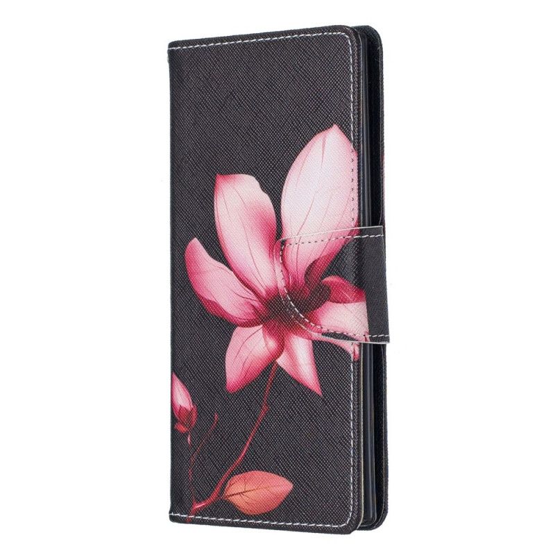 Fodral Samsung Galaxy Note 10 Rosa Blomma