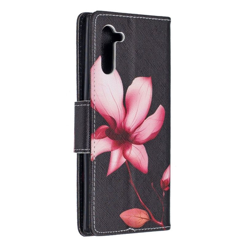 Fodral Samsung Galaxy Note 10 Rosa Blomma