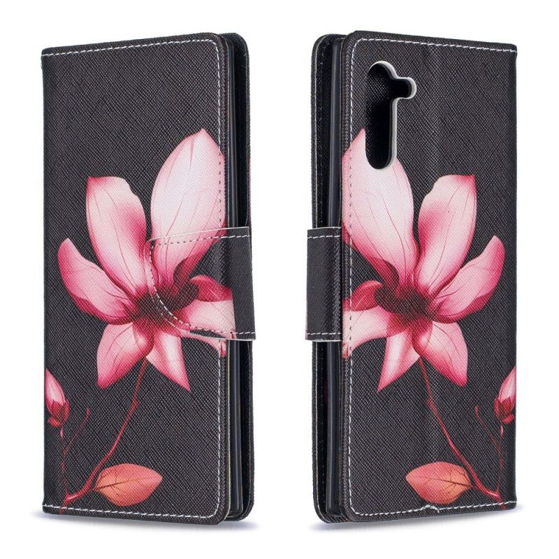 Fodral Samsung Galaxy Note 10 Rosa Blomma