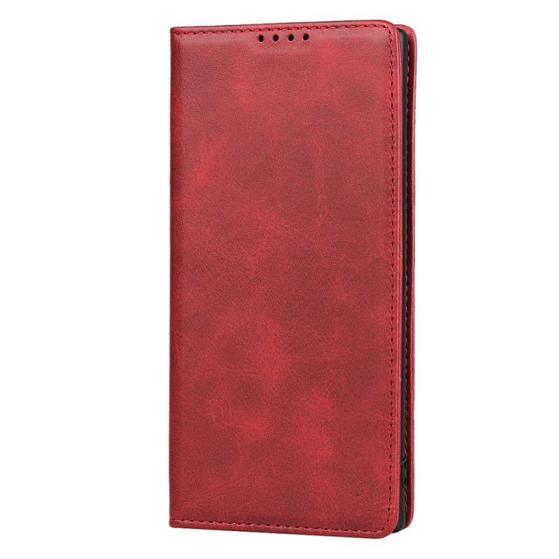 Folio-fodral Samsung Galaxy Note 10 Röd Mobilskal Ren Elegans