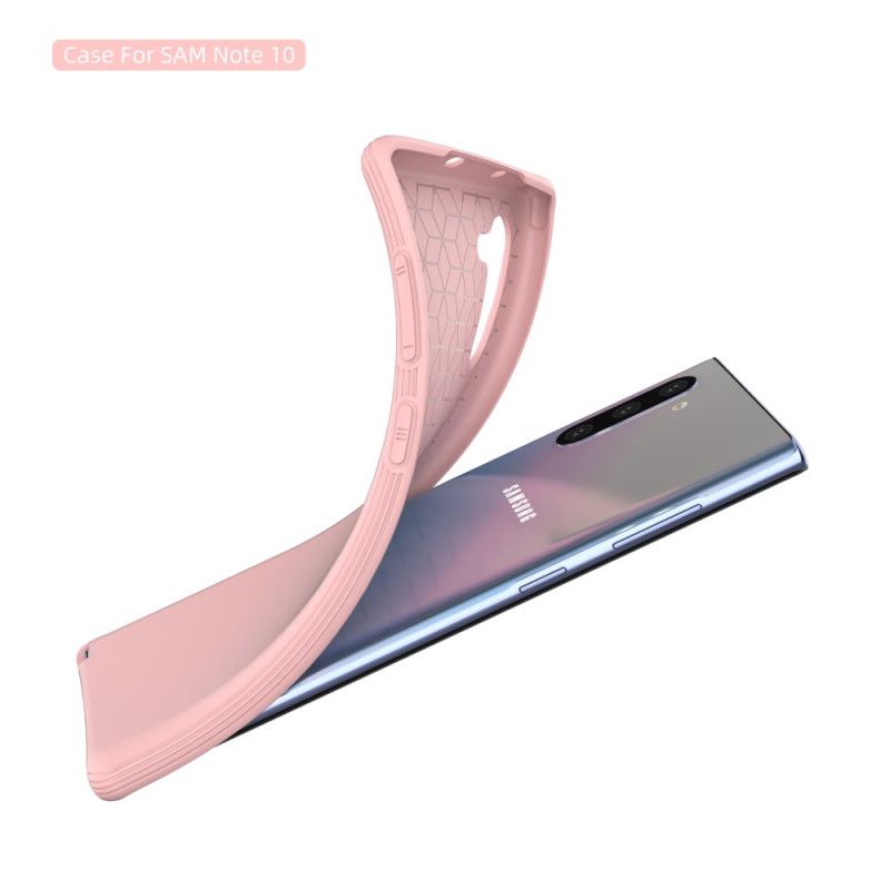 Skal Samsung Galaxy Note 10 Svart Flexibel Mattsilikon