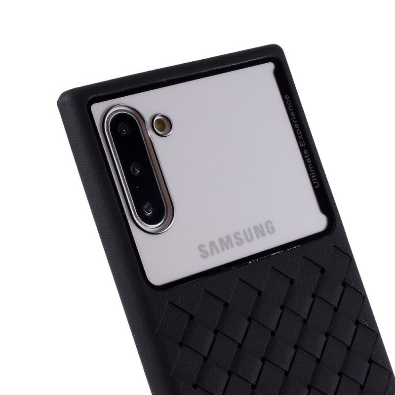 Skal Samsung Galaxy Note 10 Svart Vävmönster