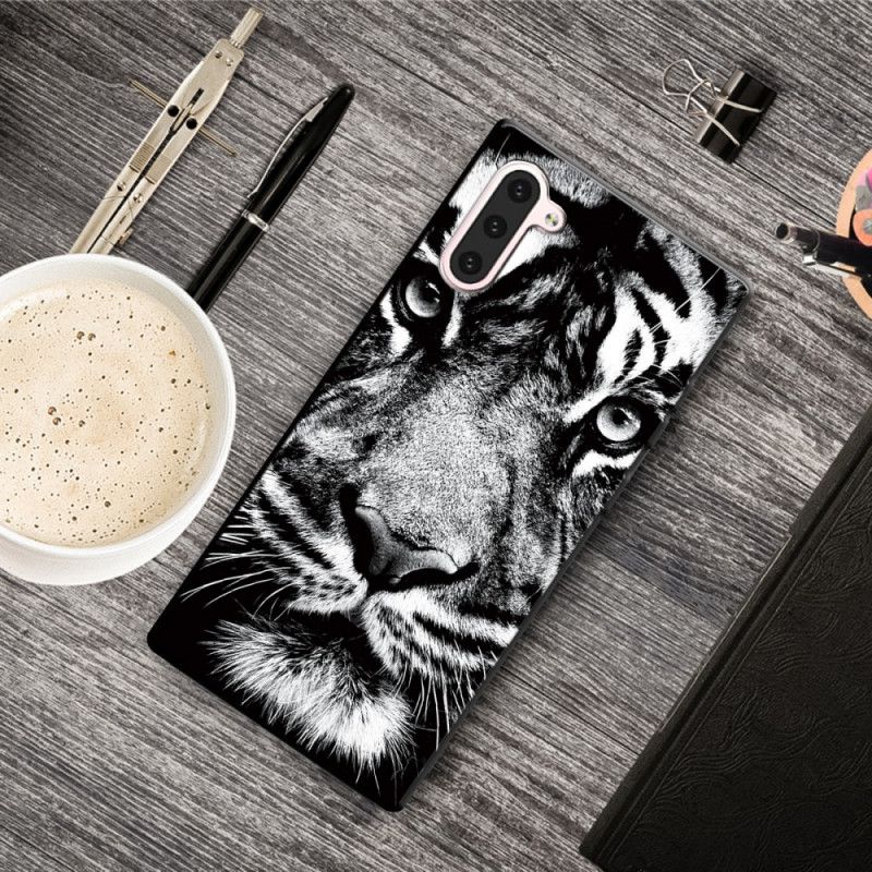 Skal Samsung Galaxy Note 10 Svartvit Tiger