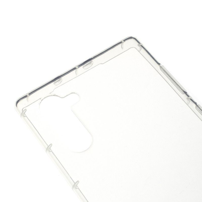 Skal Samsung Galaxy Note 10 Transparent Flexibelt Silikon