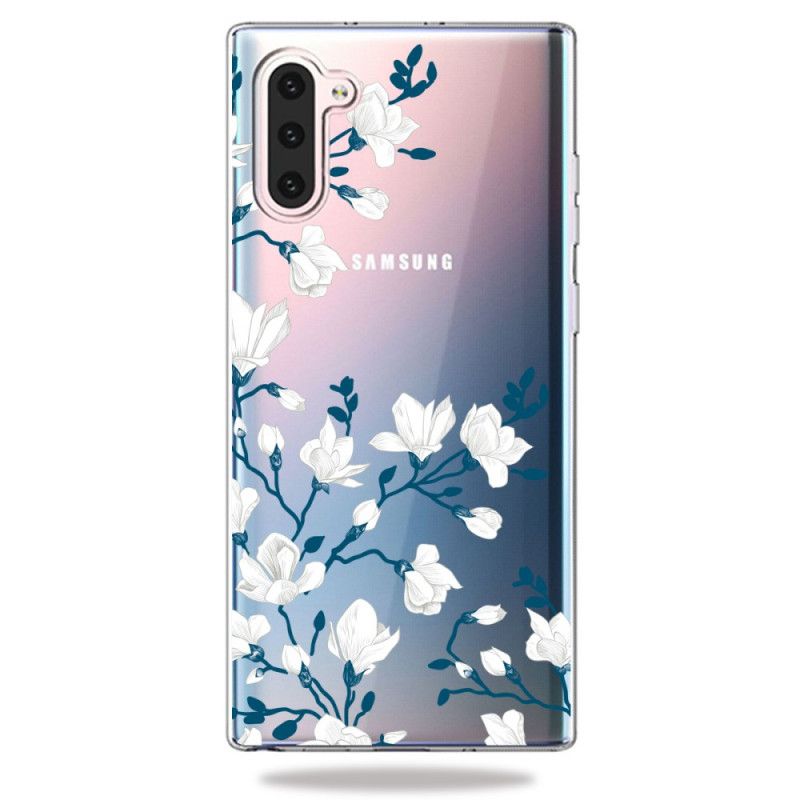 Skal Samsung Galaxy Note 10 Vita Blommor