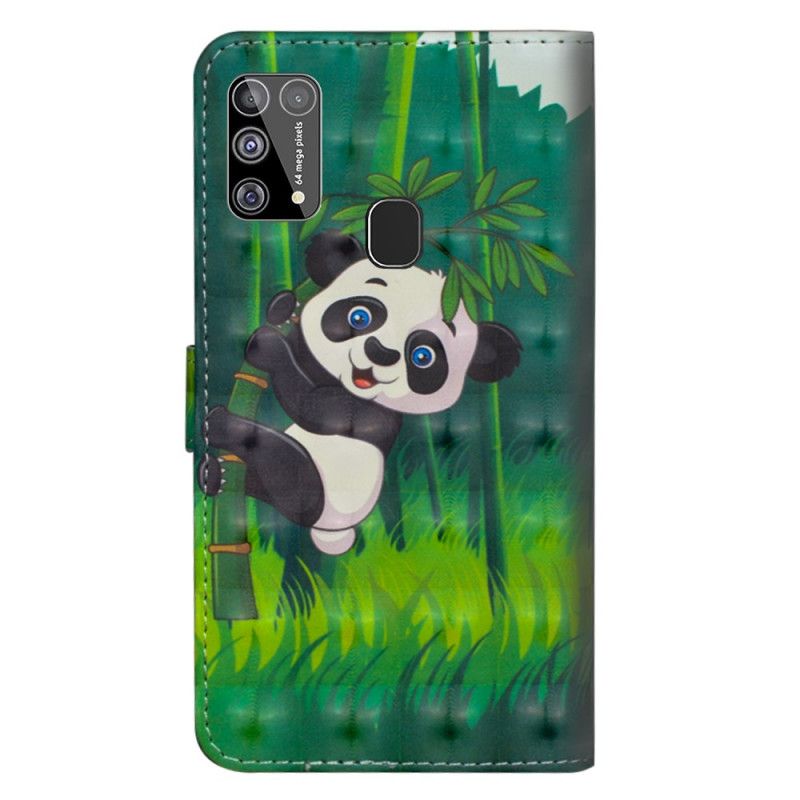 Fodral Samsung Galaxy M31 Panda Och Bambu