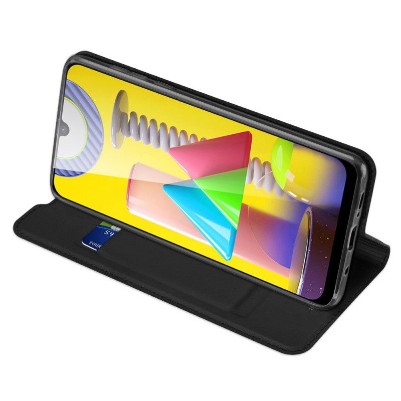 Folio-fodral för Samsung Galaxy M31 Svart Pro Dux Ducis Hud