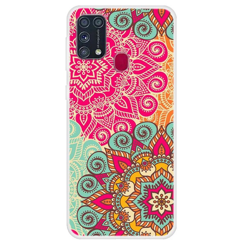 Skal för Samsung Galaxy M31 Magenta Mandala Trend