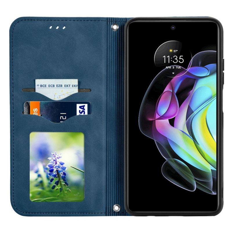 Folio-fodral Motorola Edge 20 Skin-touch Design