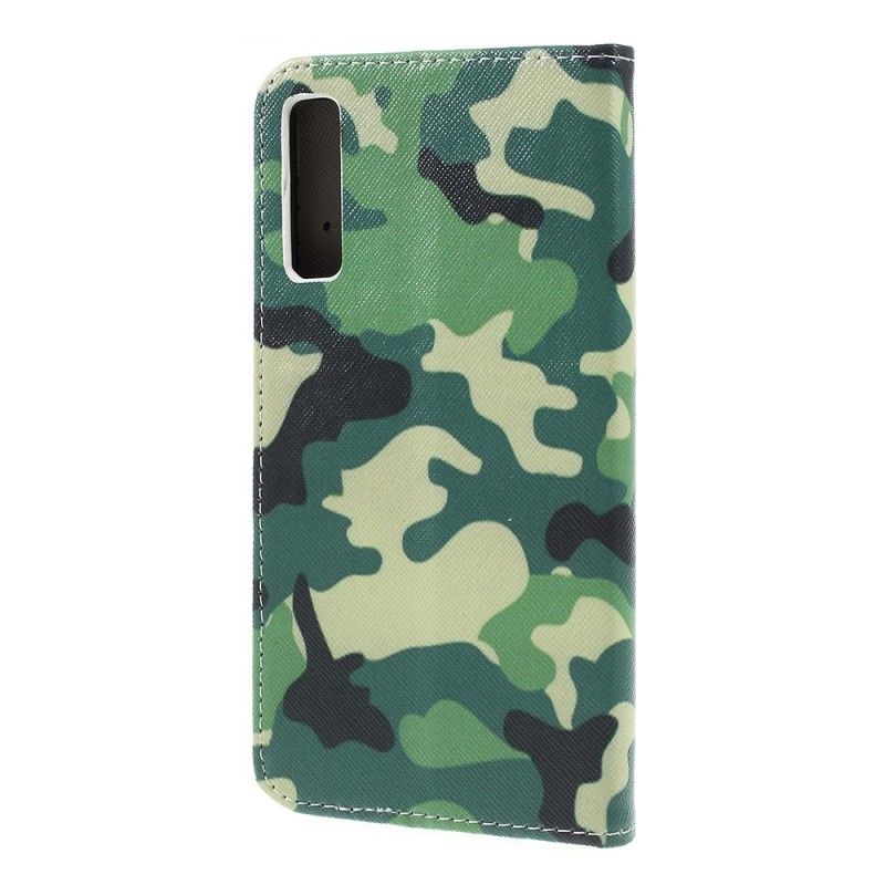 Fodral för Samsung Galaxy A7 Militär Kamouflage
