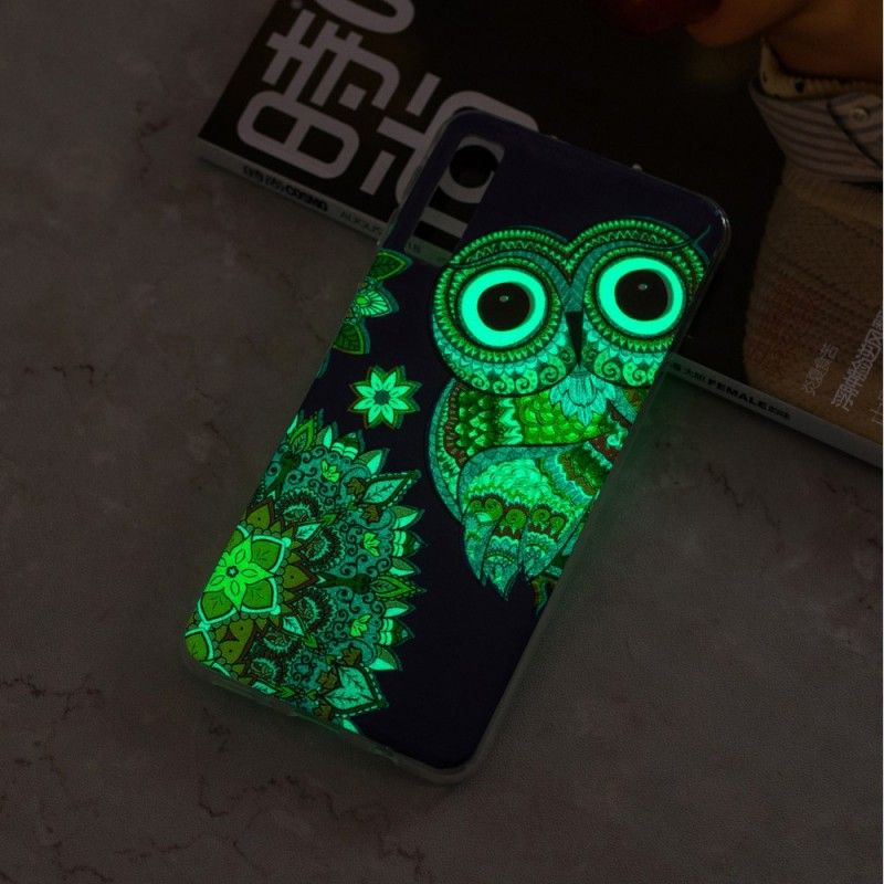 Skal Samsung Galaxy A7 Fluorescerande Mandalauggla