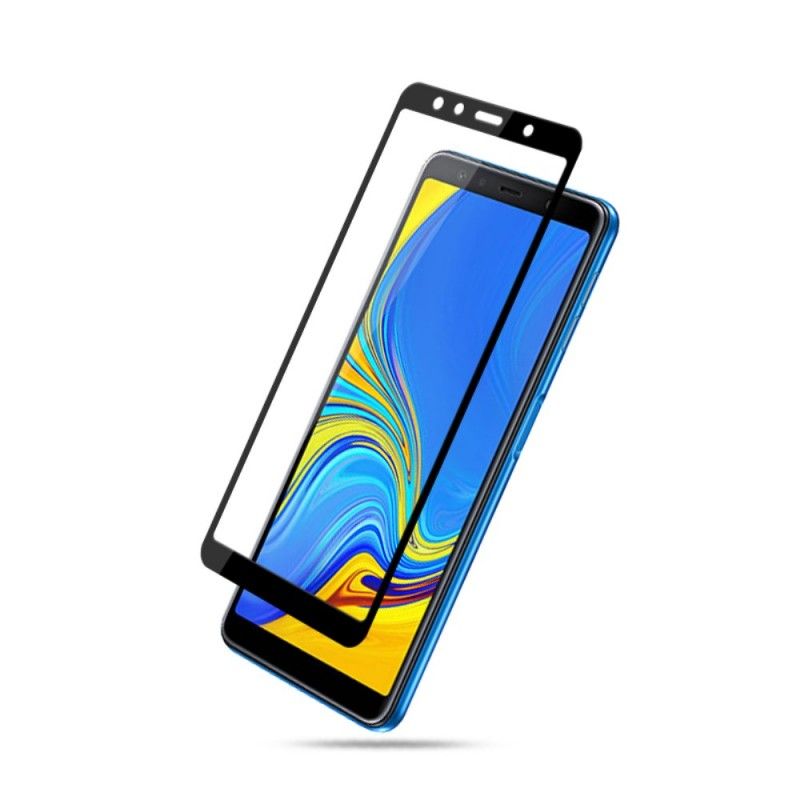 Skydd Av Härdat Glas Samsung Galaxy A7 Svart Mocolo